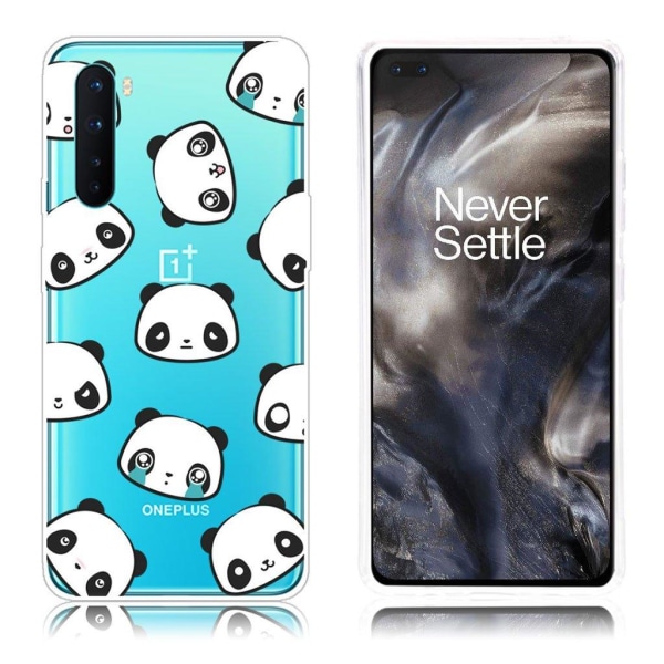 Generic Deco Oneplus Nord Case - Pandas White