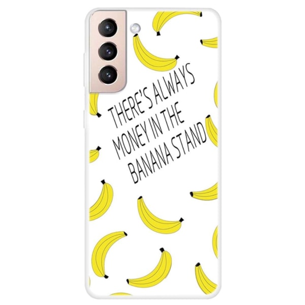 Generic Deco Samsung Galaxy S22 Plus Case - Bananas And Letters Yellow