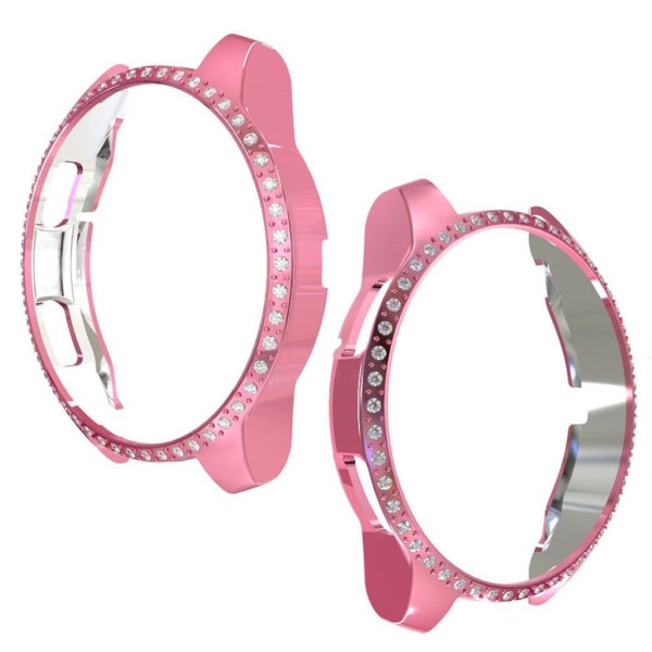 Generic Samsung Galaxy Watch (46mm) Rhombus Dekorations Ramme - Lyserød Pink