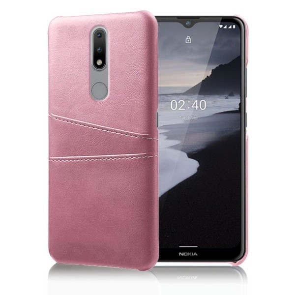 Generic Dual Card Etui - Nokia 2.4 Pink
