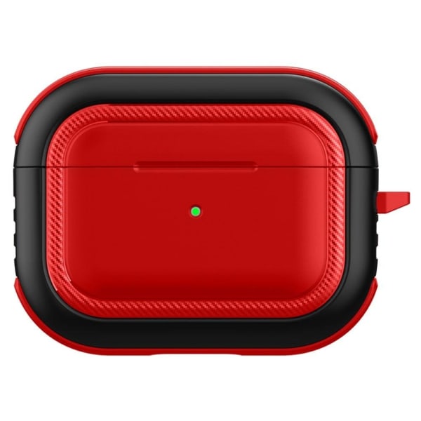 Generic Airpods Pro Charging Case With Buckle - Red / Black