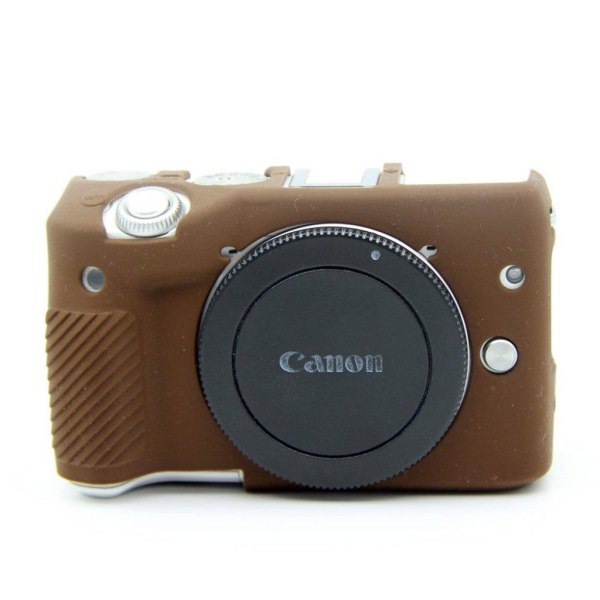 Generic Canon Eos M3 Fleksibel Blød Silikone Etui - Kaffe Brown