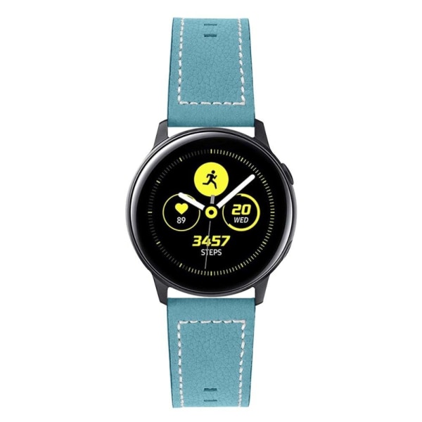 Generic Haylou Solar Ls05 / Xiaomi Mi Watch Color Cowhide Leather Blue