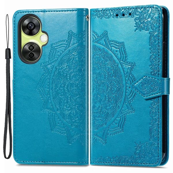 Mandala OnePlus Nord Ce 3 Lite Flip Etui - Blå