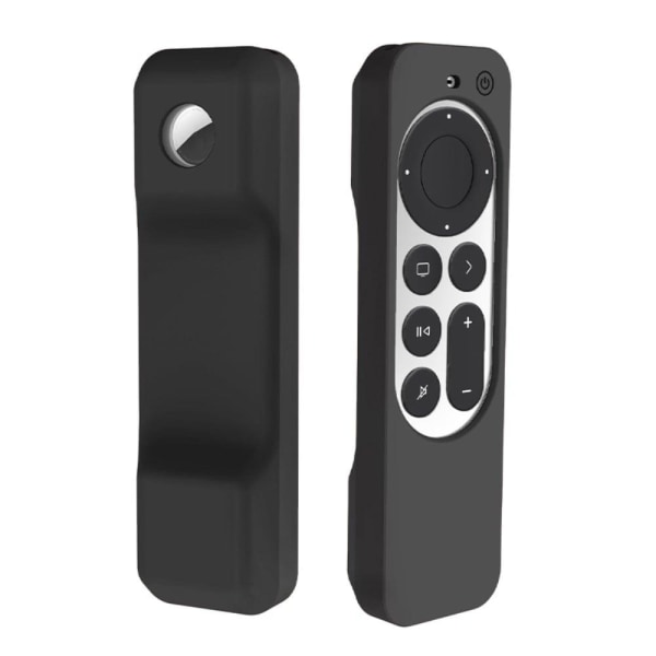 Generic Apple Tv 4k (2021) Remote Controller / Airtag Silicone Cover - B Black