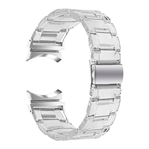 Generic Samsung Galaxy Watch 5 / Pro Resin Style Strap - Transpa Transparent