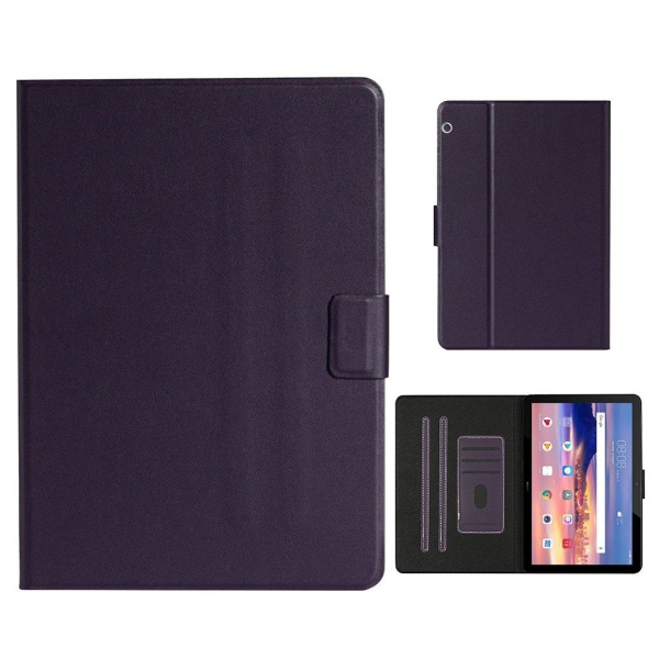Generic Huawei Mediapad T5 Light Simple Leather Case - Purple