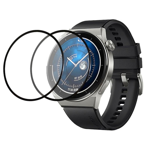 Generic 2pcs Huawei Watch Gt 3 Pro 43mm Hd Curved Screen Protector Transparent