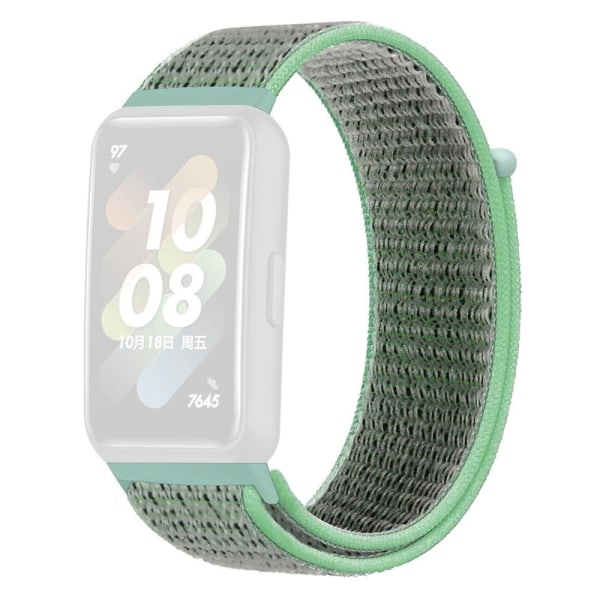 Generic Huawei Band 7 Nylon Watch Strap - Green