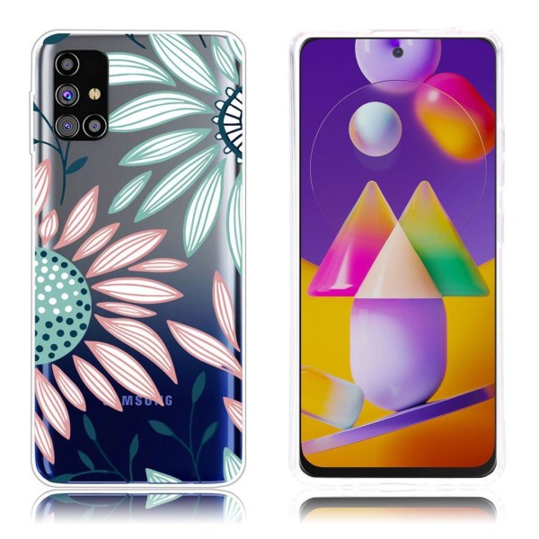 Generic Deco Samsung Galaxy M31s Case - Coloful Flowers Multicolor