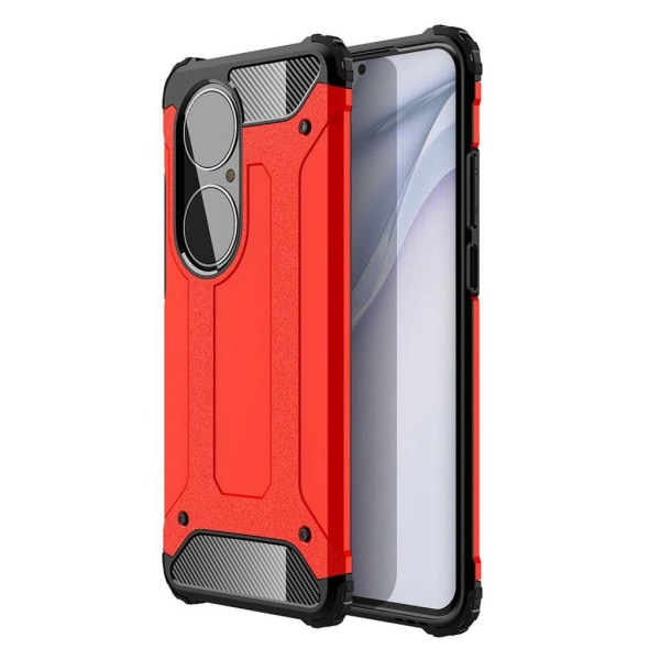 Generic Armour Guard Case - Huawei P50 Pro Rød Red