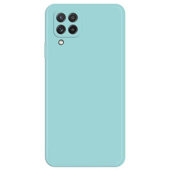 Generic Beveled Anti-drop Rubberized Cover For Samsung Galaxy A22 4g - C Green