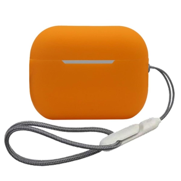 Generic Airpods Pro 2 Silicone Case With Lanyard - Orange