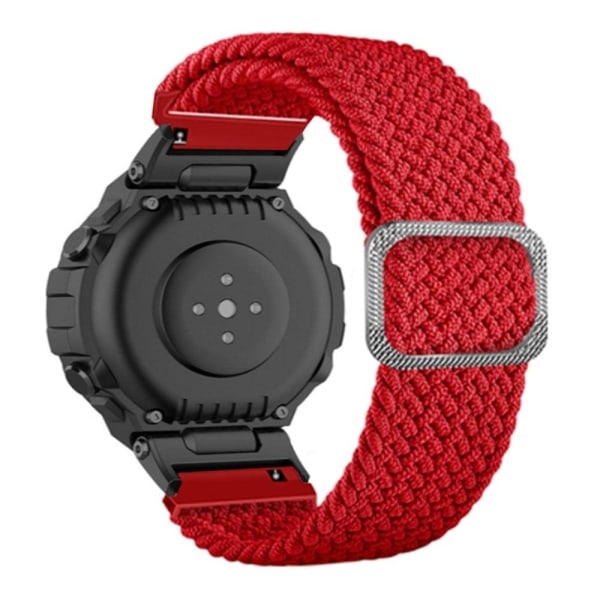 Generic Amazfit T-rex Pro / Ares Flexible Nylon Watch Strap - Re Red