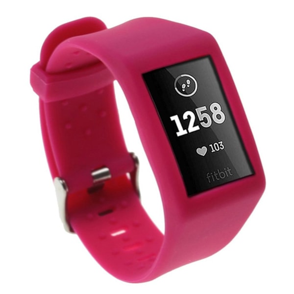 Fitbit Charge 3 Soft Silicone Watch Strap - Rose