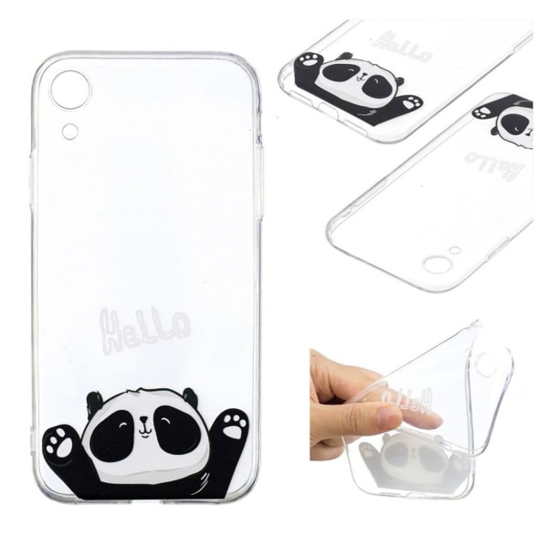 Apple Iphone Xr Mobilskal Silikon Tryckmönster - Bedårande Panda