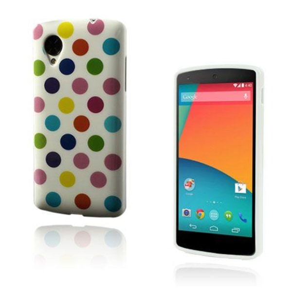 0 Polka Dots (brokig) Google Nexus 5 Skal