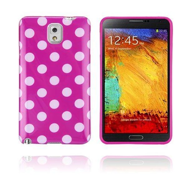 Samsung Polka Dots (lila) Galaxy Note 3 Skal