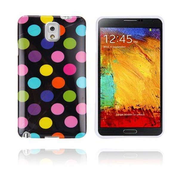 Samsung Polka Dots (multicolor) Galaxy Note 3 Skal