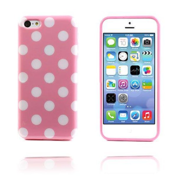 Apple Polka Dots (rosa) Iphone 5c Skal