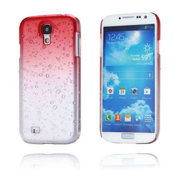Samsung Raindrops (röd) Galaxy S4 Skal