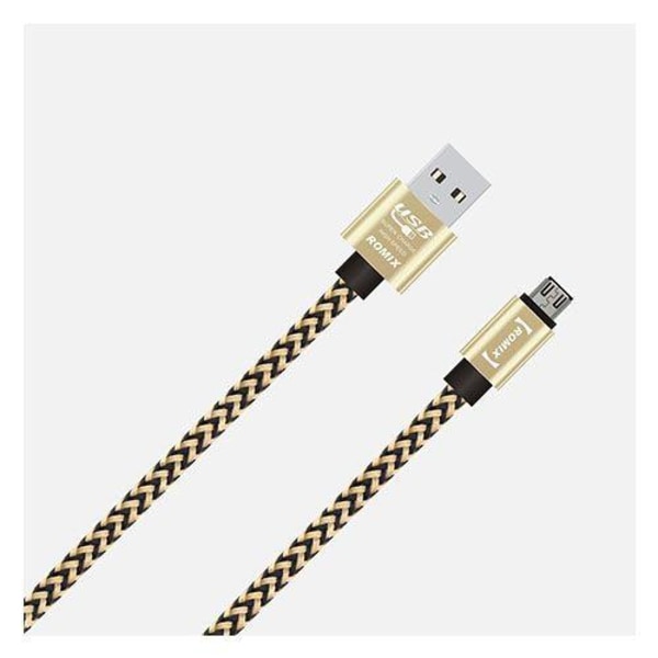 Lux-Case Romix 1.2 Meter Micro Usb-kabel - Champagne Guld