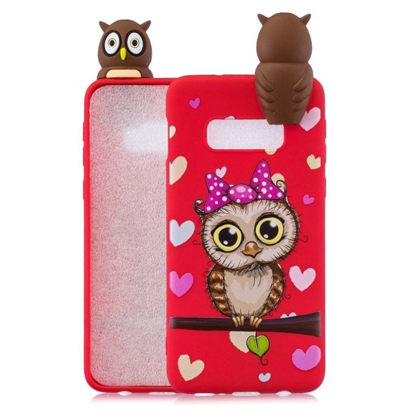 Samsung Galaxy S10e 3d Cute Doll Pattern Case - Female Owl