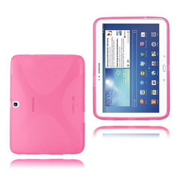 Samsung X-line (rosa) Transparent Galaxy Tab 3 10.1 Skal