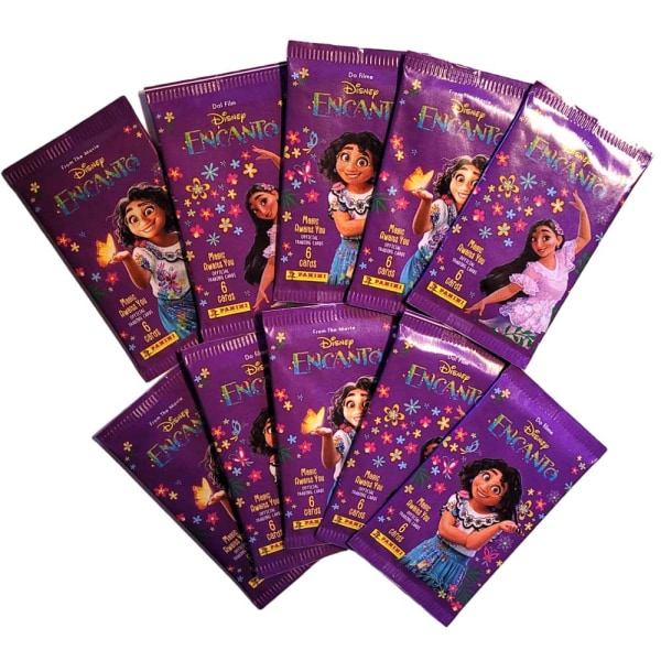 10st Paket - Panini Disney Encanto Samlarkort (Totalt 60 kort) ebbc