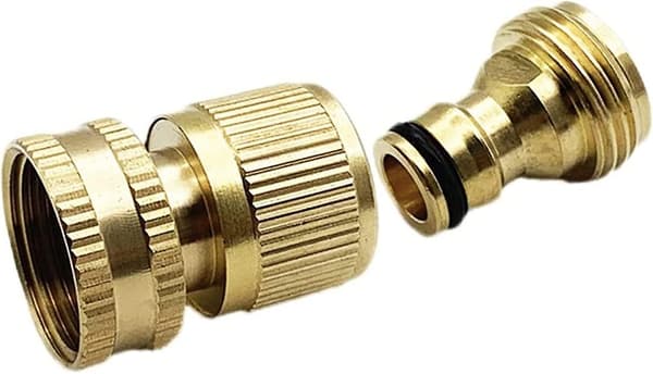 Havehane Slange Hurtigkobling - Havehane Kobling 1,9 Cm - Hun- Og Hantråde