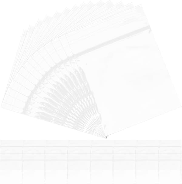 100 stk. tykke mini-plastik lynlåsposer 3x4cm genanvendelige polyposer