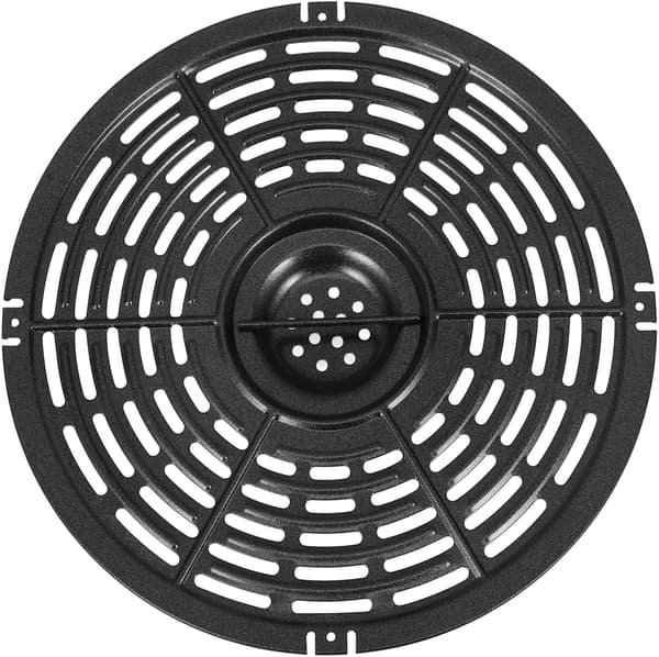 Erstatning for Airfryer Grillrist Rund 22 cm Non-stick Crisper Plate Tåler Oppvaskmaskin for Hverdagsmatlaging