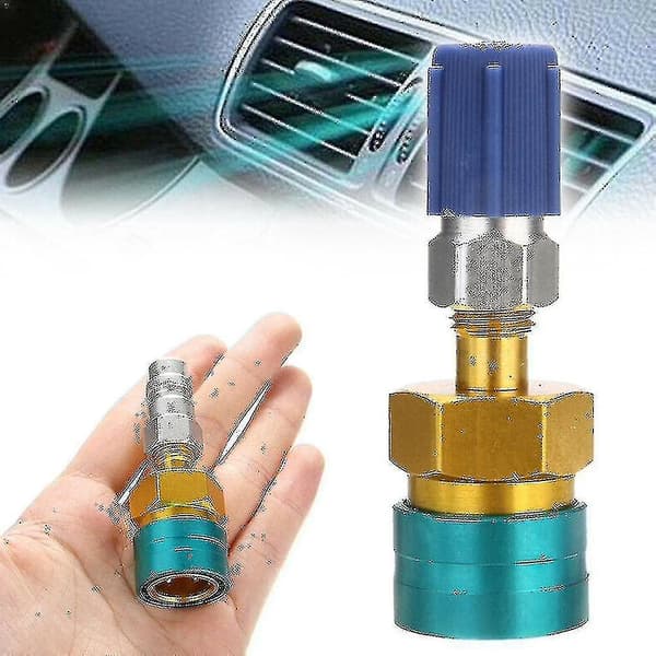 R1234yf til R134a lavtrykks koblingsadapter slange adapter raskt klimaanlegg og kjølemiddelkontakt rask bil enkel kobling luft J1s5ssxjv,wuzhou
