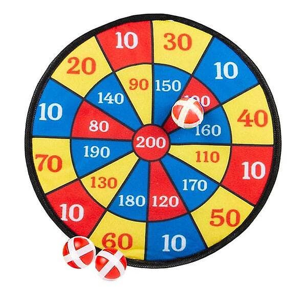 Tarrakiinnityksellä varustettu dartstaulu - Darts / Dart Board Monivärinen