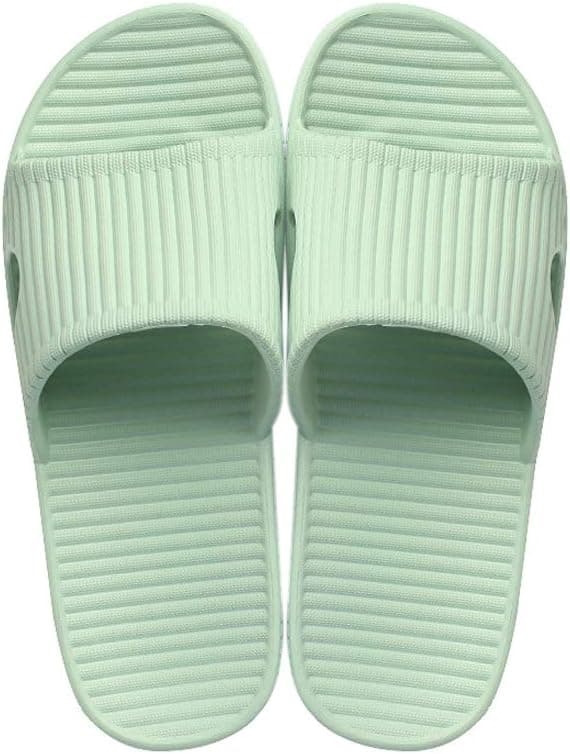 Unisex Slip On Tøfler til Kvinder/Mænd Skridsikre Letvægts Flade Slide Sandaler Hus Bløde Flip Flop Sko til Indendørs Hjem Have Badeværelse Poolside