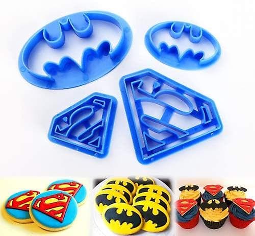 4 Super Hero -evästeleikkurit (super Hero)