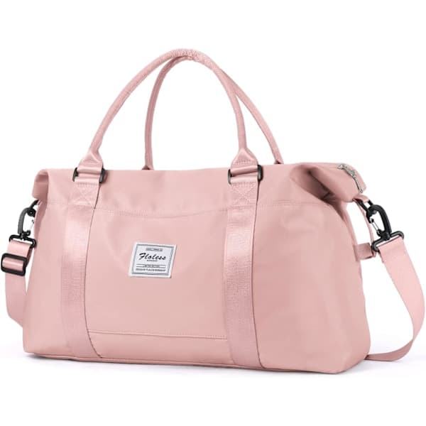 Kabinveske Reiseveske 48x30x16, Stor Vanntett Reiseveske, Rosa Rosa Pink