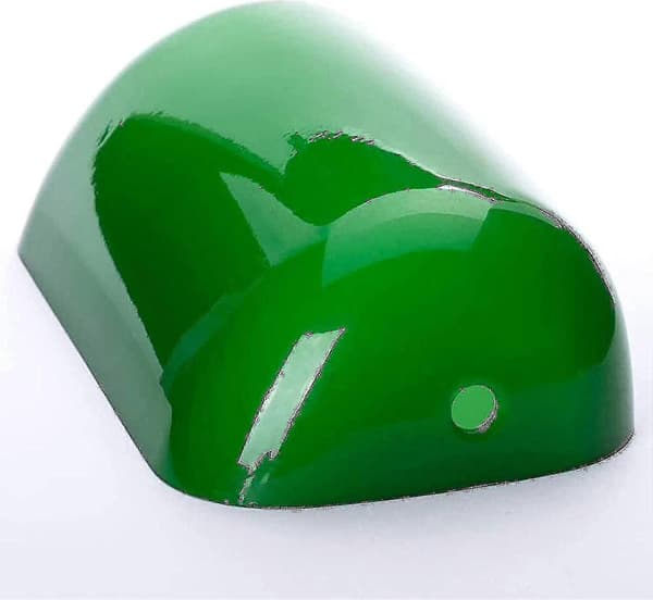 Erstatningsskjerm for bankirlampe, bordlampe, glasskjerm, flerfarget, erstatningsglasskjerm, glasskjerm for skrivebordslampe grønn.-YuJia [DB]