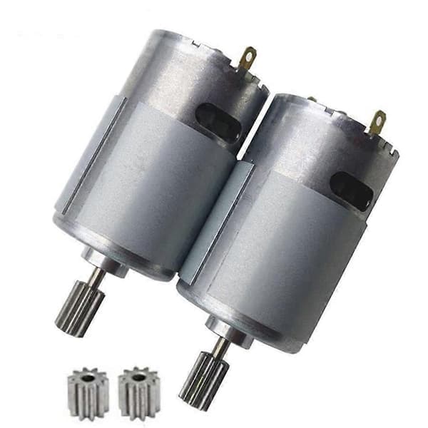 Universell 550 15000RPM Elektrisk Motor RS550 12V Motortillbehör för Barns Elbilar Leksaker Reservdelar (FMY) Silver