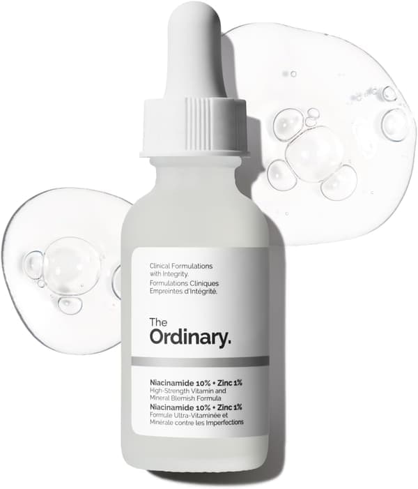 The Ordinary Niacinamide 10% + Sink 1%, Glødgivende Serum, Reduserer Ujevnheter, 30ml