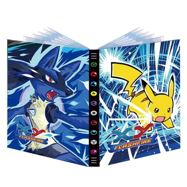 9 Fickor 432 Kort Anime Album Bok Pikachu Favorit Spelkort Pärm Detektiv