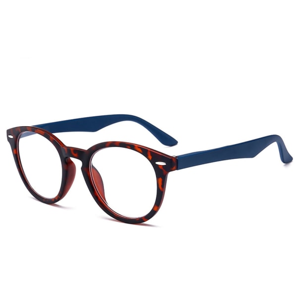 Floveme Klassiske Læsebriller - Fjedrende Stel (præsbyopisk) Blå 2.5