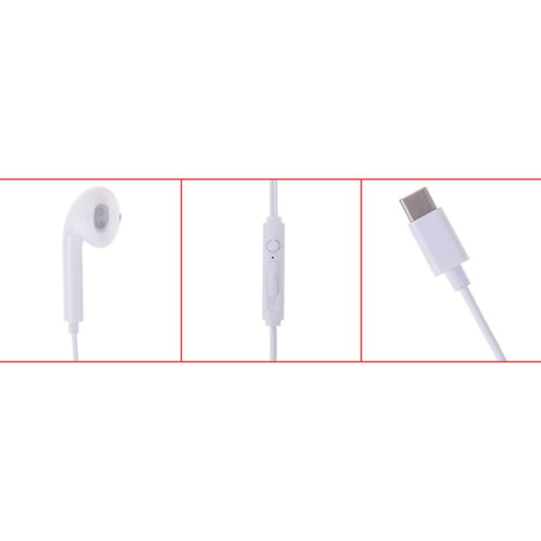 Kraftfulla Stilrena In-Ear Type-C Hörlurar