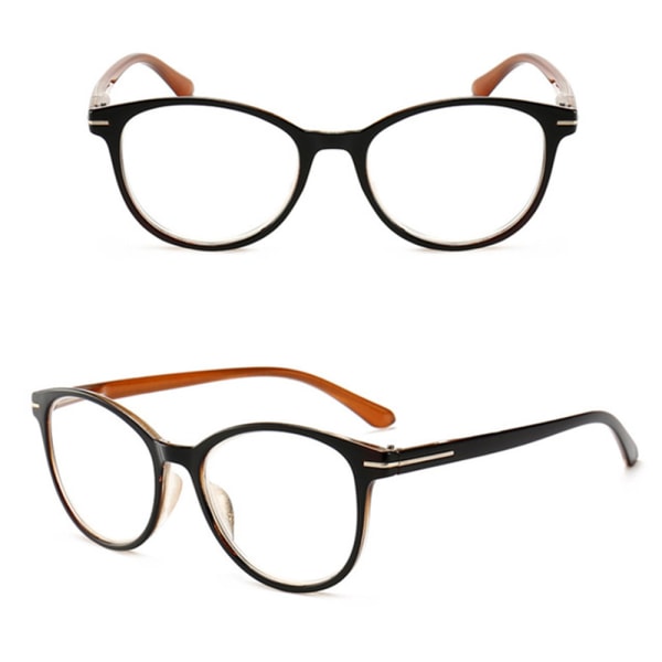 Floveme Stilfulde Vintage-designede Læsebriller Brun 1.5
