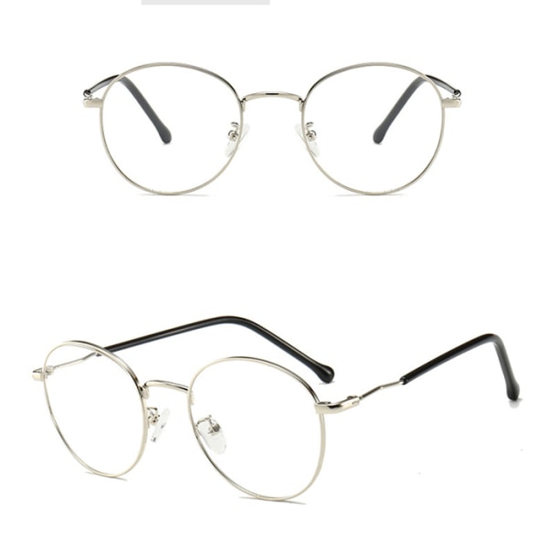 Floveme Stilfulde Og Komfortable Nærsynede Læsebriller Silver -2.5