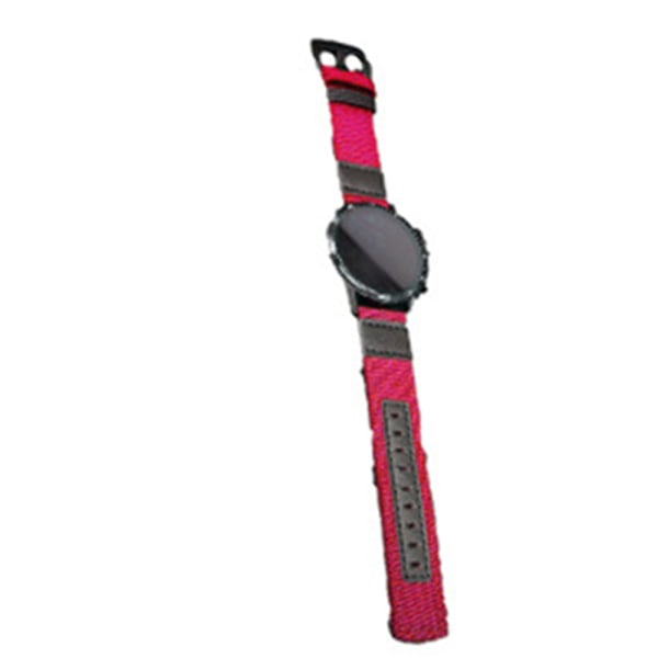 Floveme Komfortabelt Nylonarmbånd - Samsung Galaxy Watch S3 Frontier Röd 20mm