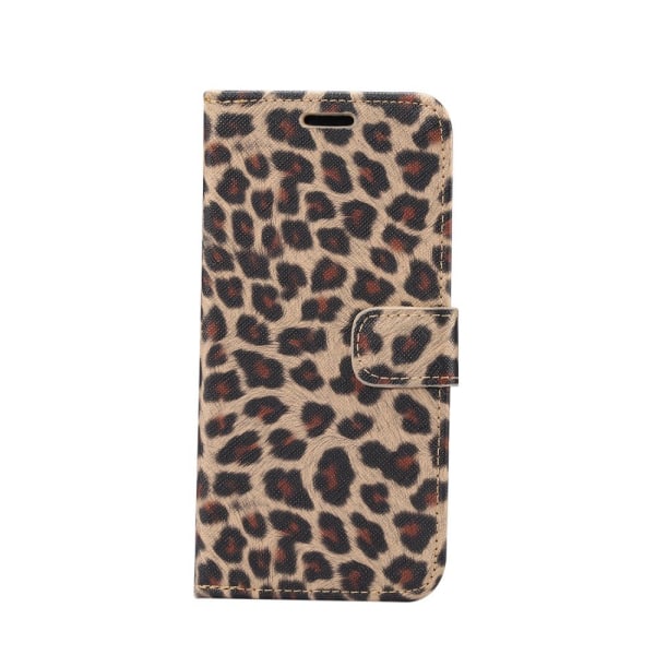 MTK Leopard Pattern Wallet Mobiltelefoncover Til Iphone 11 - Gul Yellow