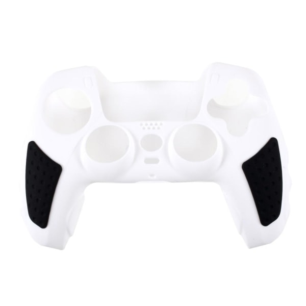 MTK Silikone Skin Grip Til Playstation 5 Ps5 Controller - Hvid / Bl White