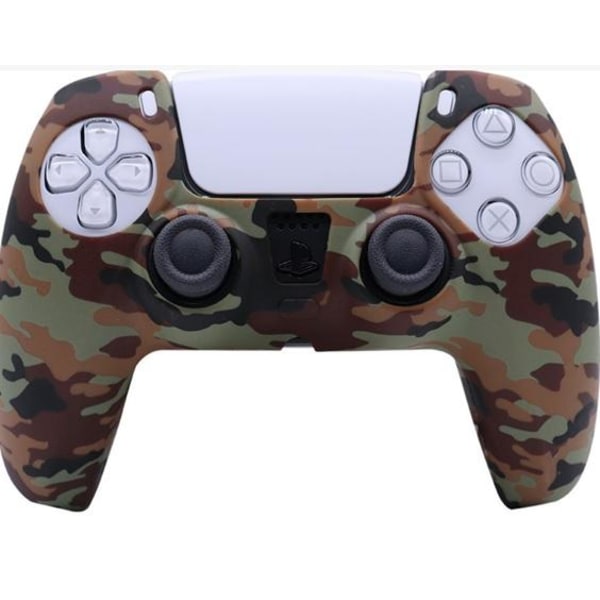 MTK Silikone Skin Grip Til Playstation 5 / Ps5 Controller Camouflage Brown