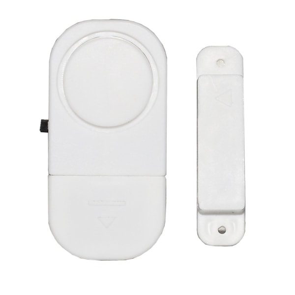 MTK Dørvagt / Tyverialarm Simpel Magnetisk Alarm Til Døre & Vinduer White